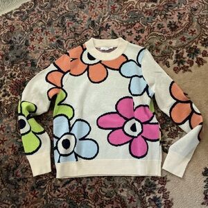 Floral Patterned Women's Sweater